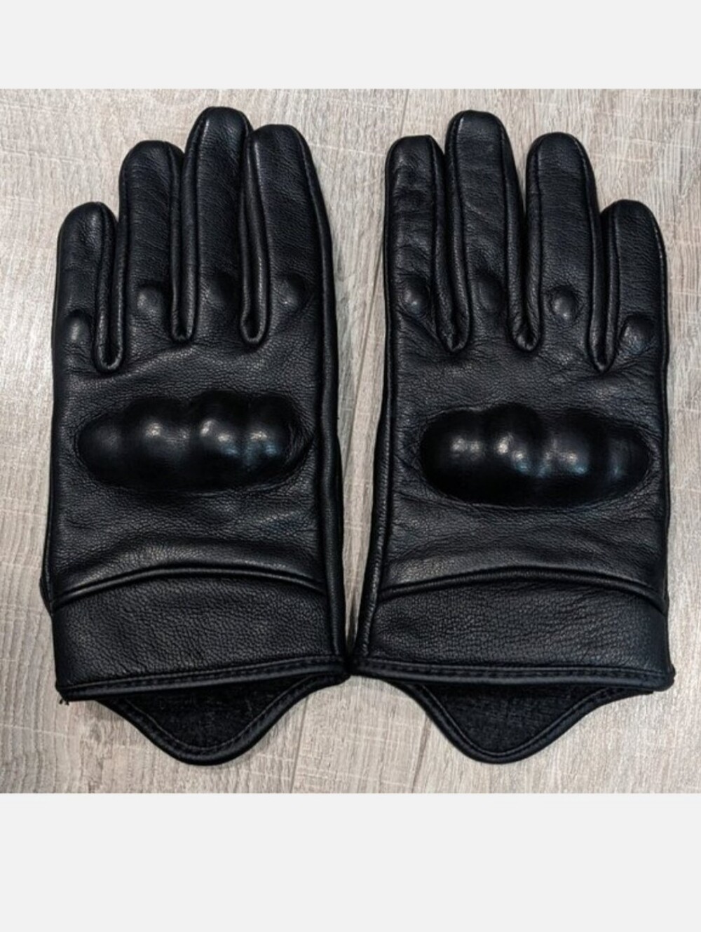 Z1R 270 Women’s Motorcycle Leather Gloves Small Black Padded Knuckle Moto